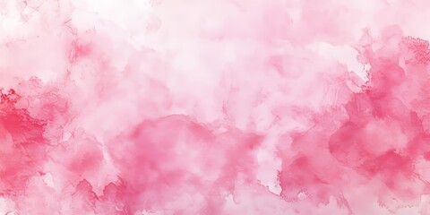 Leinwandbilder - Soft pink watercolor background on textured paper creates a stunning visual effect. This pink watercolor background enhances any design with its gentle hues and artistic flair.