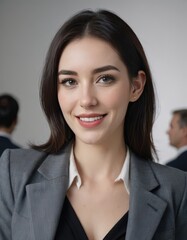 portrait of a businesswoman in office