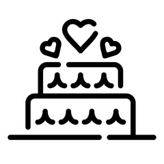 Poster - wedding cake