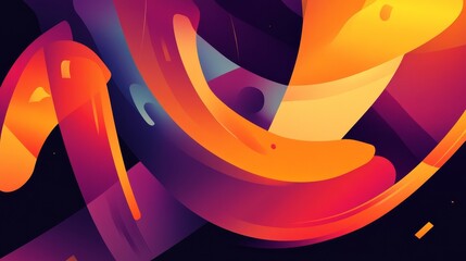 Poster - Abstract colorful urban futuristic hip-hop graffiti street art style background featuring vibrant spray paint elements and dynamic visual expressions, representing modern culture and creative design