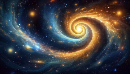Wall Mural - galaxy background with stars and planets. fantasy galaxy background. cosmos backdrop. universe backg