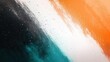 © Jelena - dynamic gradient banner background in orange, white, teal, and black, designed with a grainy texture and glowing noise effect for an eye-catching abstract poster or header