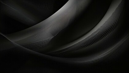 Poster - Abstract black web banner. Generated image
