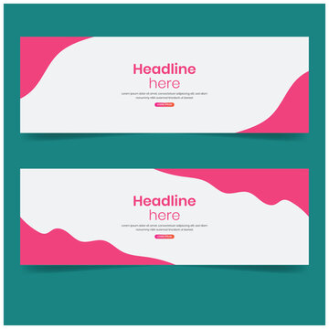 Gradient background for banner template design