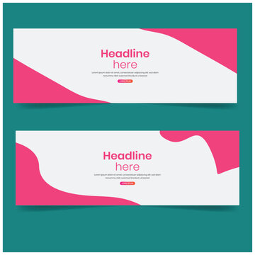 Gradient background for banner template design