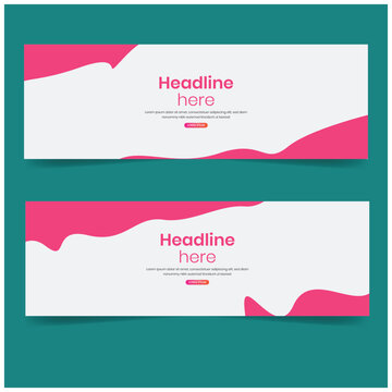Gradient background for banner template design