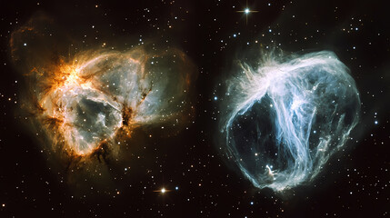 Wall Mural - nebulosa spaziale. nebulosa. illustration