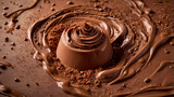 Chocolate mousse  dessert texture