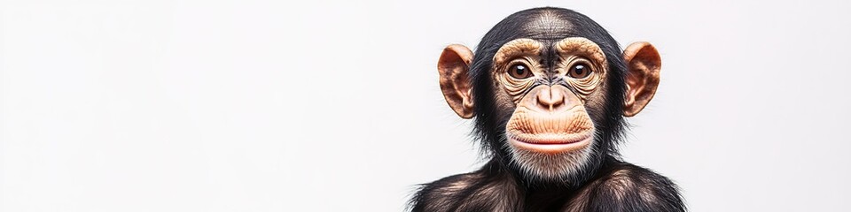 Poster - minimalistic photo of tropical exotic animal clean background focus on animal features