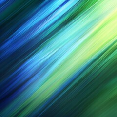 Poster - Vibrant Abstract Lines Create a Stunning Blend of Blue and Green Hues That Evoke a Sense of Movement and Energy in a Captivating Display of Color Dynamics