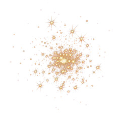 Wall Mural - png a vector glowing gold light effect illustration artwork design.
