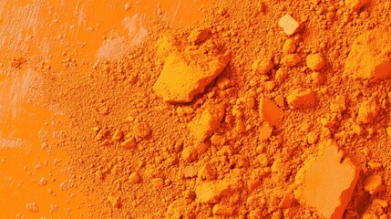 Poster - Orange rough concrete texture for backgrounds with a vibrant color and natural stone details suitable for various design projects