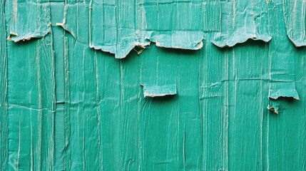 Poster - Textured green cardboard background with a rough, distressed surface ideal for decorative projects and creative design applications.