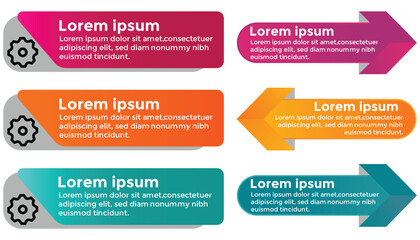 Fototapete - Modern Infographic slides presentation elements template. Business Process and step diagram. Data visualization timeline process infographic.