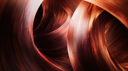 Poster - Elegant swirling rosewood veneer pattern showcasing rich textures and warm colors for sophisticated design projects and backgrounds.