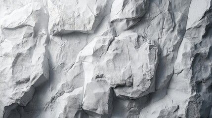 Poster - Textured rugged stone wall surface with a rough and uneven appearance ideal for backgrounds in design and artistic projects