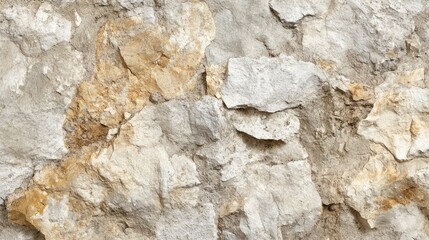 Poster - Textured natural stone surface in earthy tones showcasing rough and uneven characteristics ideal for backgrounds and design projects.