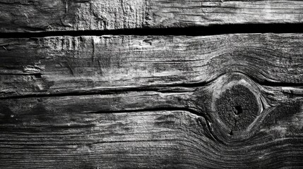 Poster - Textured wooden surface with natural grain patterns and intricate knots showcasing rustic and vintage appeal for design backgrounds.