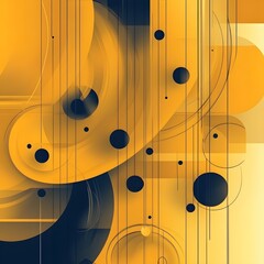 Poster - abstract geometric technology background