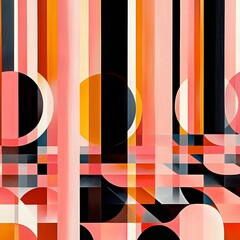 Poster - abstract geometric technology background