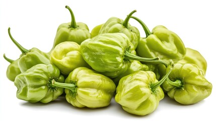 Poster - Fresh Organic Green Peppers for Cooking Healthy Meals and Adding Spice to Dishes