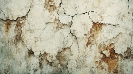 Poster - textured weathered rock surface with cracks and corrosion ideal for natural backdrops or artistic de