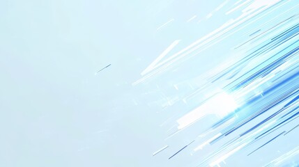 Aufkleber - Abstract Blue Canvas With Dynamic Brush Strokes and Luminous Accents Creating a Sense of Movement and Energy, Suitable for Modern Design Projects or Backgrounds