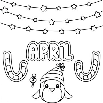 Starry Nights and Sweet Delights in coloring page