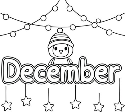 Starry Nights and Sweet Delights in coloring page
