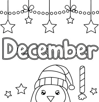 Starry Nights and Sweet Delights in coloring page