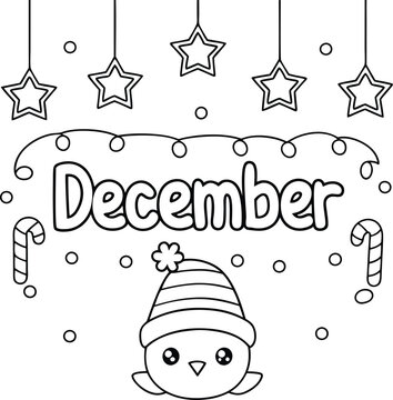 Starry Nights and Sweet Delights in coloring page