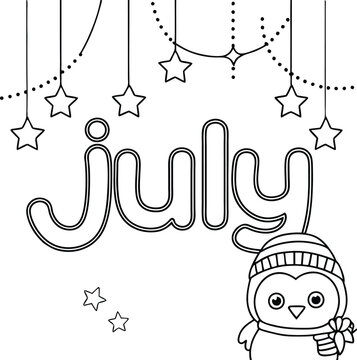 Starry Nights and Sweet Delights in coloring page
