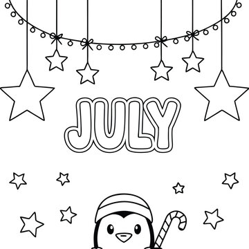 Starry Nights and Sweet Delights in coloring page