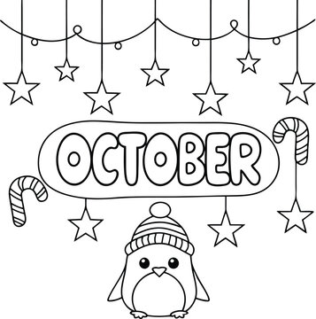 Starry Nights and Sweet Delights in coloring page