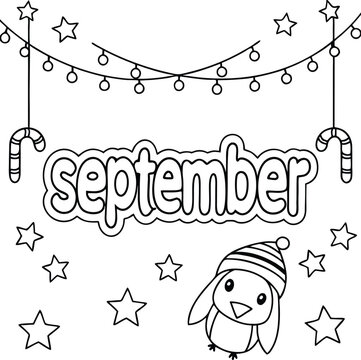 Starry Nights and Sweet Delights in coloring page
