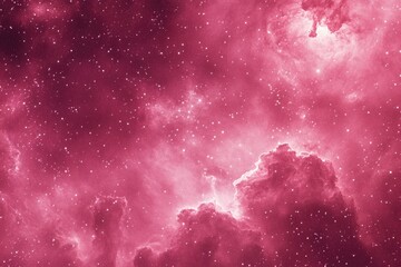 Wall Mural - Pink Cloud with Stars