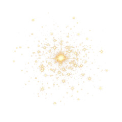Wall Mural - png a vector glowing gold light effect background black dark.