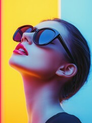 Wall Mural - Woman in Sunglasses