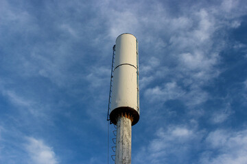 cell tower and sky