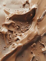 Canvas Print - Close-up of chocolate cake with icing