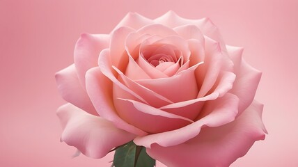 Sticker - pink rose  background