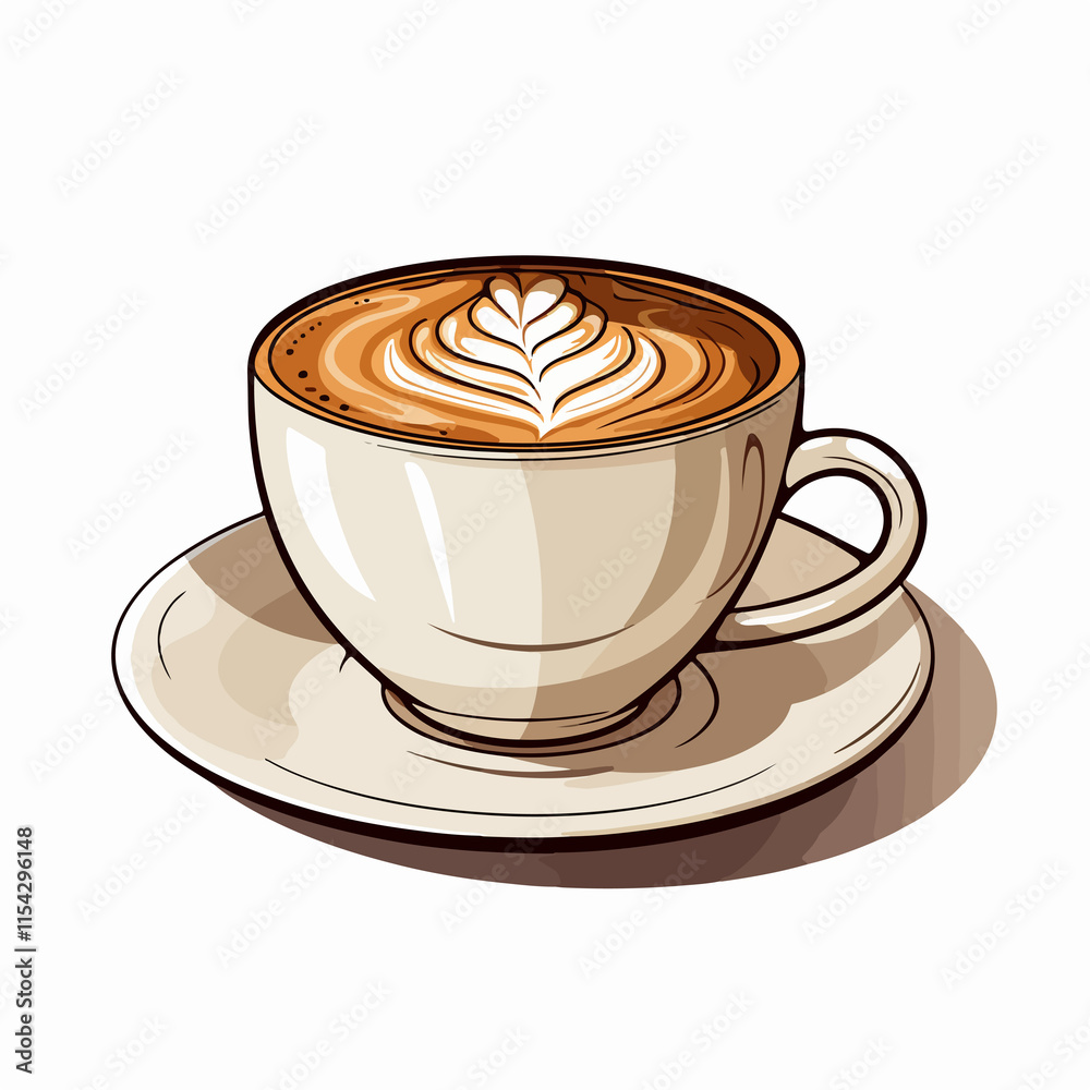 Professional isolated coffee cup design vector illustration for graphic ...