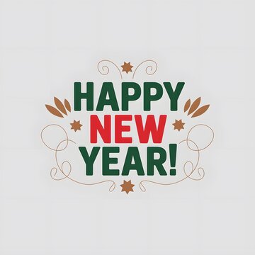 Happy New Year 2025. Festive background for your design. Vector illustration.