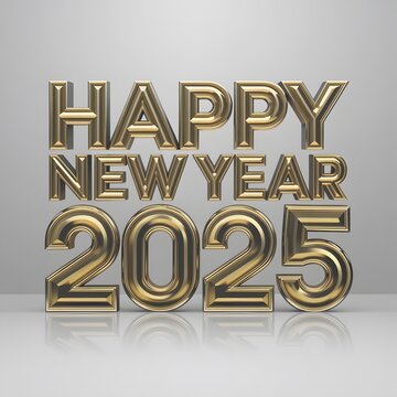 Happy New Year 2025. Festive background for your design. Vector illustration.