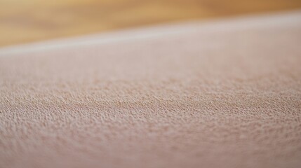 Poster - Close-up of textured fabric in soft beige tones, creating a cozy and warm atmosphere.