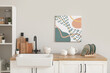© Pixel-Shot - Kitchen counter with utensils and sink near white wall in kitchen