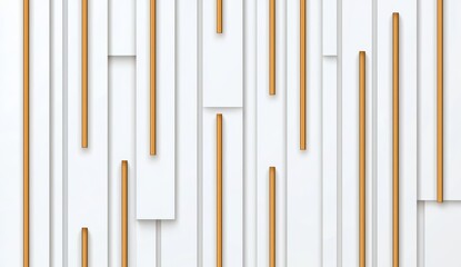 Poster - A luxurious geometric art deco pattern with a gold hexagon and striped lines, provided as a seamless  with a transparent background.