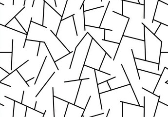 Poster - A hexagon-shaped geometric pattern with striped lines, designed as a seamless  with a transparent background.