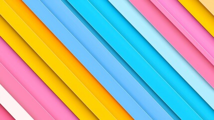 Poster - A seamless abstract pattern in various colors for a fresh background. A multicolor striped abstract background, perfect for web design, presentations, and invitations. An illustration.