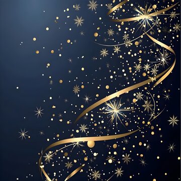 elegant new year card for happy new year 2025